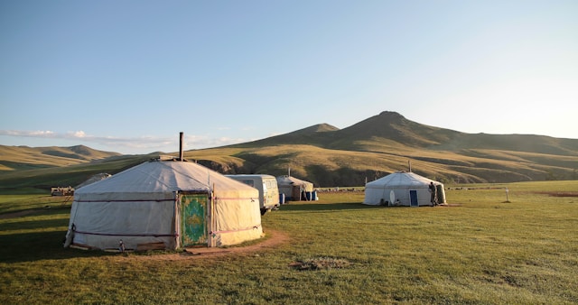 Driving in Mongolia